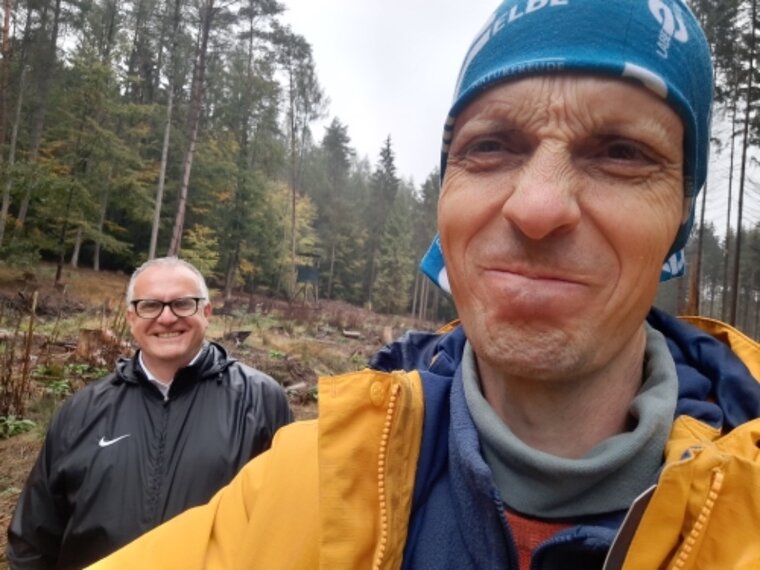 Unser Weg führte uns heute in den Burgwald bei Marburg.