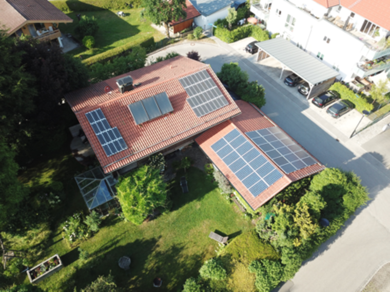 Solaranlage in Traunstein